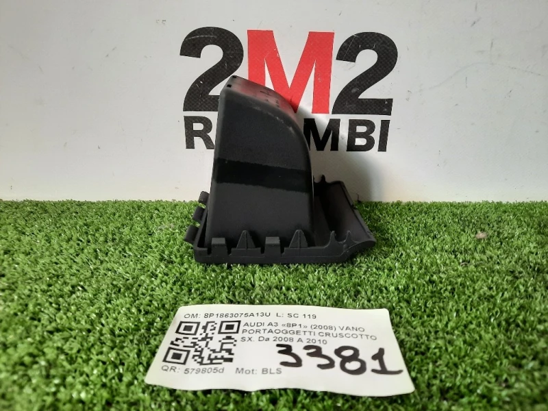 VANO Portaoggetti Cruscotto SX 8P1863075A13U Audi A3 8P1 2008