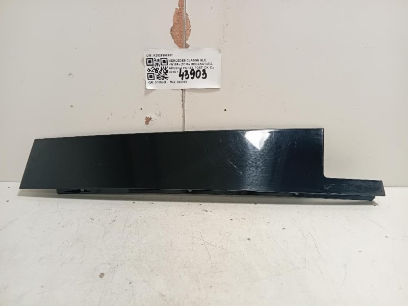 Modanatura Adesiva Porta POST DX A2926900487 Mercedes Classe GLE W166 2015