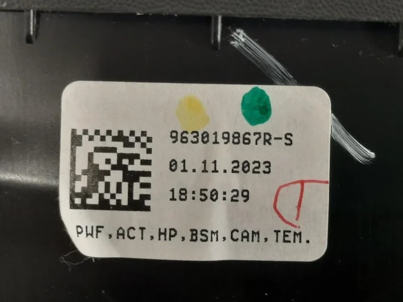 Retrovisore Esterno ANT DX RETROVISORE TELECAMERA963019867R Dacia Duster II 2018