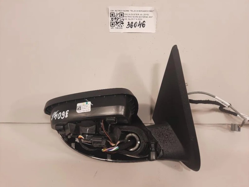 Retrovisore Esterno ANT DX RETROVISORE TELECAMERA963019867R Dacia Duster II 2018