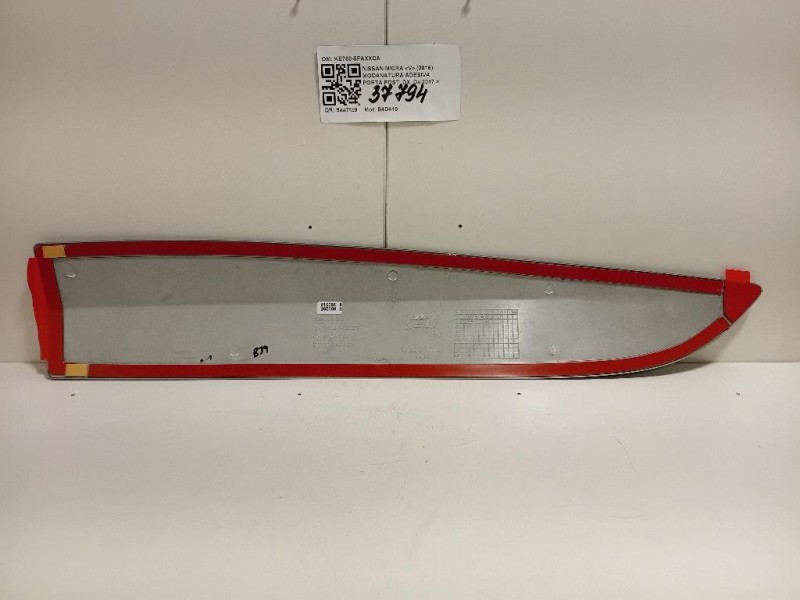 Modanatura Adesiva Porta POST DX KE760-5FAXXCA Nissan Micra V 2016