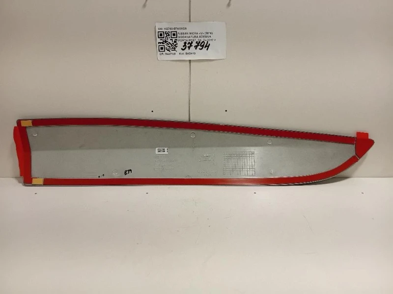 Modanatura Adesiva Porta POST DX KE760-5FAXXCA Nissan Micra V 2016