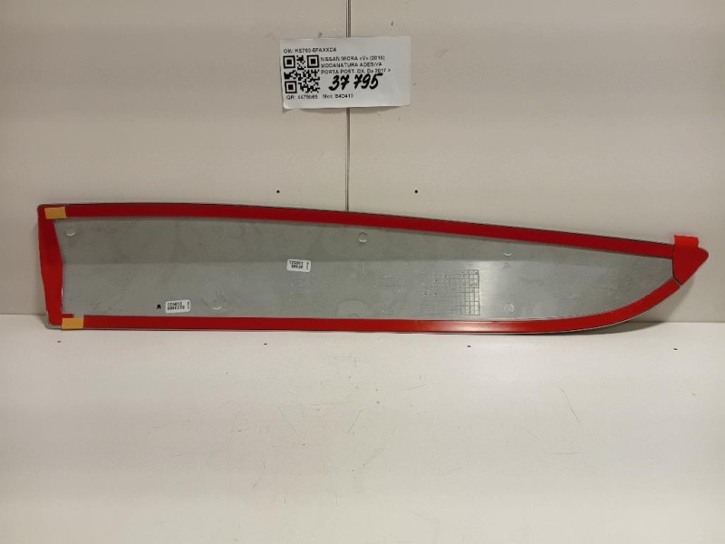 Modanatura Adesiva Porta POST DX KE760-5FAXXCA Nissan Micra V 2016
