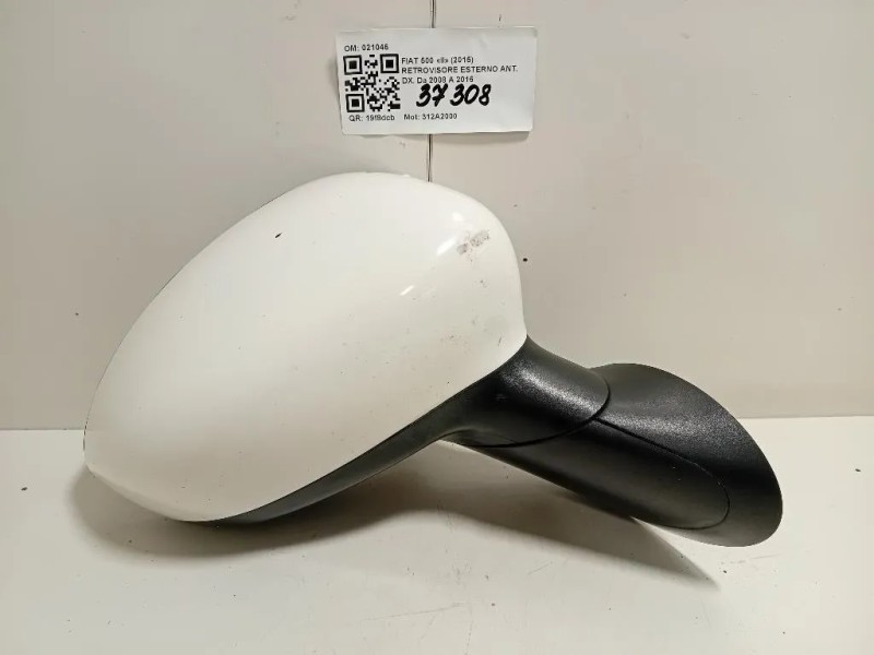 Retrovisore Esterno ANT DX 021047 Fiat 500 II 2015