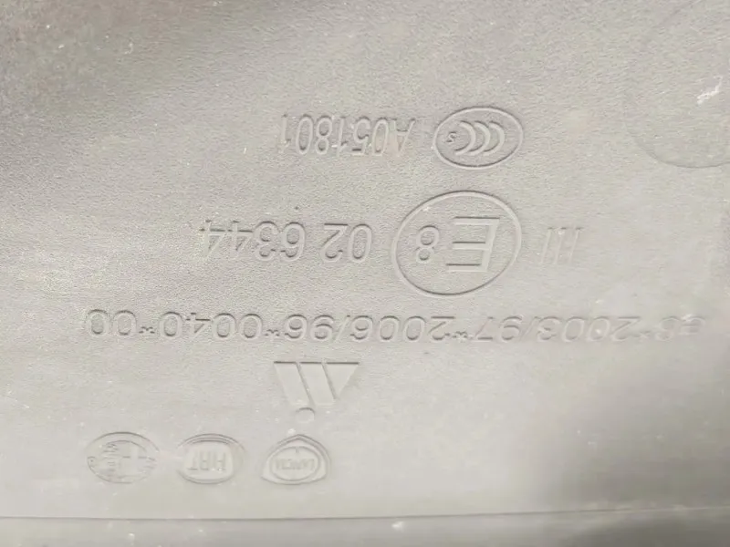 Retrovisore Esterno ANT DX 5 FILI SPECCHIO VETRO SPECCHIETTO Fiat 500L 2013