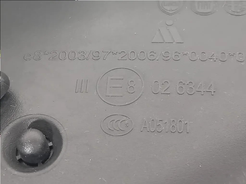 Retrovisore Esterno ANT DX SPECCHIO SPECCHIETTO VETRO Fiat 500L 2013