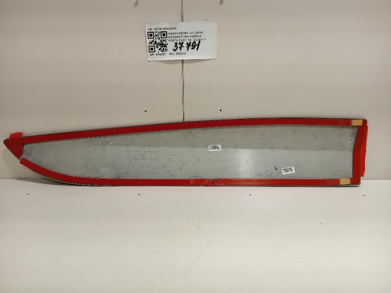 Modanatura Adesiva Porta POST SX KE760-5FAXXCA Nissan Micra V 2016