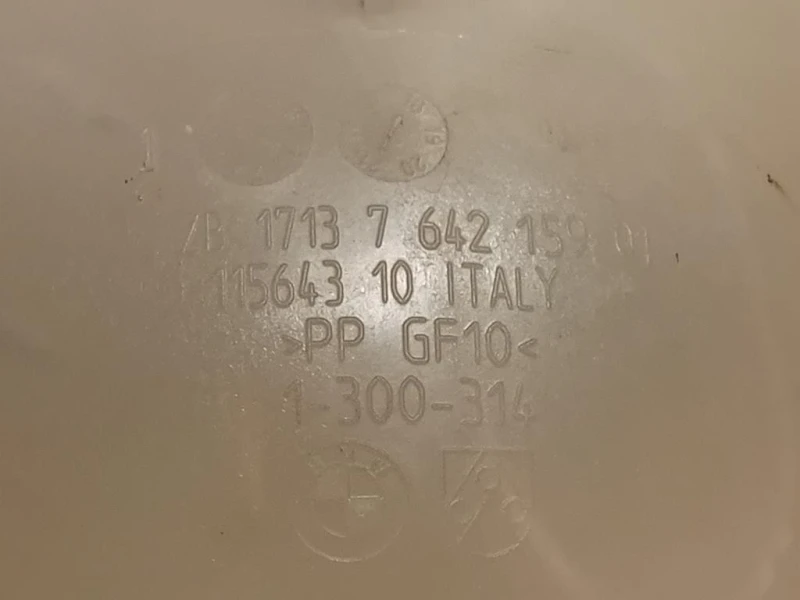 Vaschetta Acqua 1713 7 642 159 01 Bmw Serie 1 F20 Berlina 2012