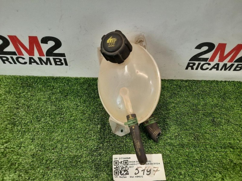 Vaschetta Acqua 217104354R Dacia Dokker 2013