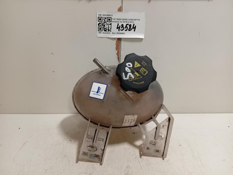 Vaschetta Acqua 520355910 Fiat 500X 2015