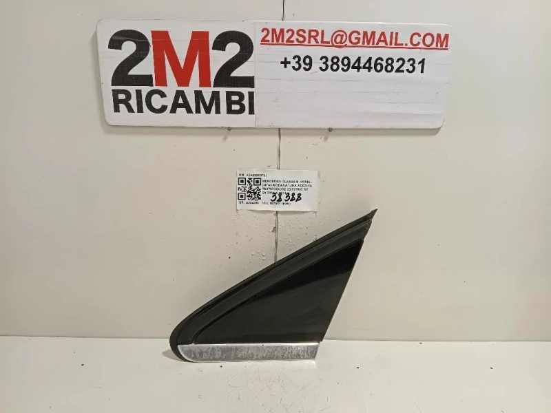 Modanatura Adesiva Retrovisore Esterno SX A2466900787 Mercedes Classe B W246 2012
