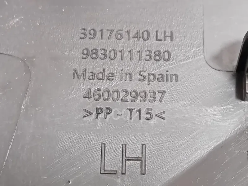 Modanatura Adesiva Retrovisore Esterno SX 9830111380 Opel Corsa F 2019