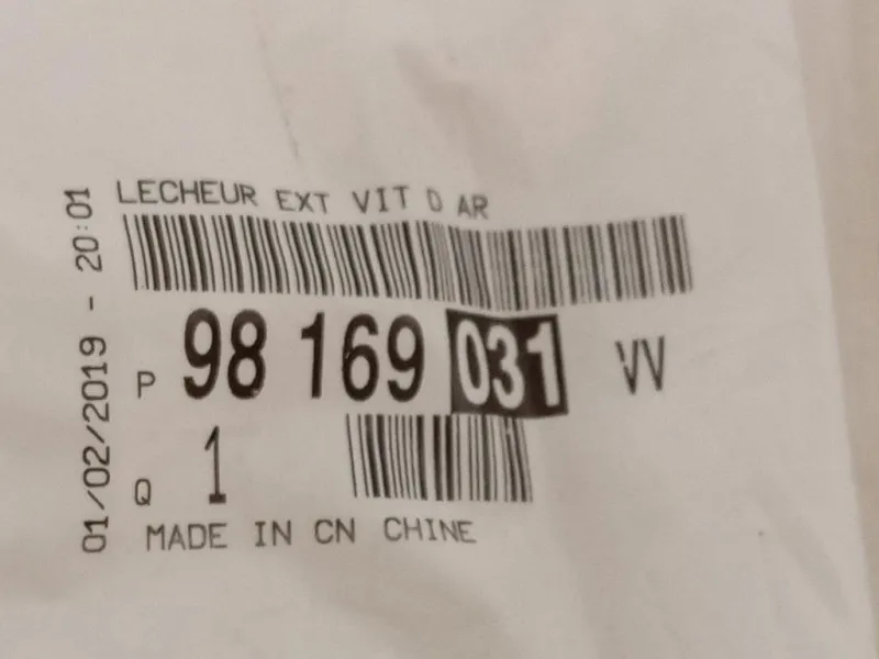 Modanatura Estraschiavetro Porta POST DX 98169031 Citroen C5 Aircross 2018