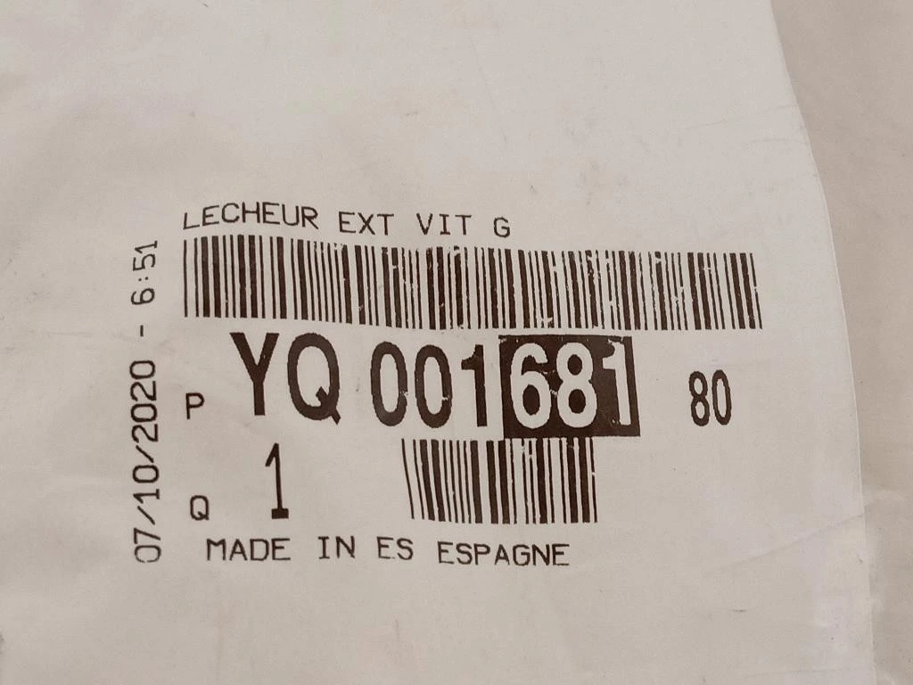 Modanatura Estraschiavetro Porta POST SX YQ00168180 Citroen C3 Aircross 2017