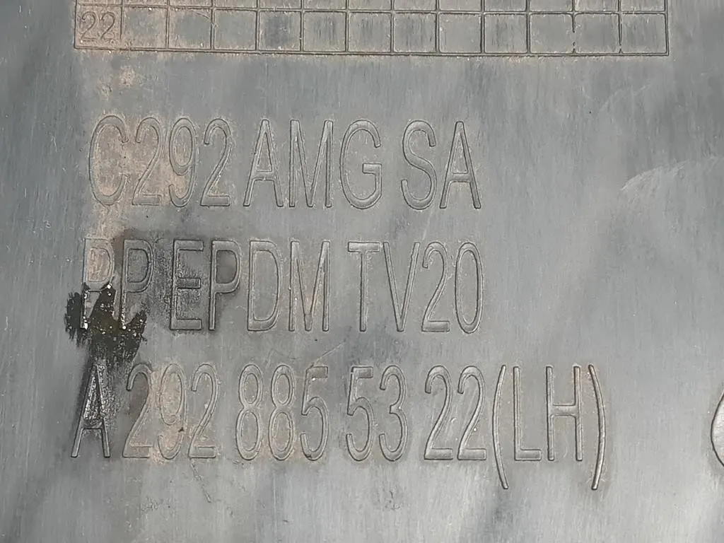 Modanatura Griglia Ventilazione Paraurti ANT SX A 2928855322 Mercedes Classe GLE W166 2015