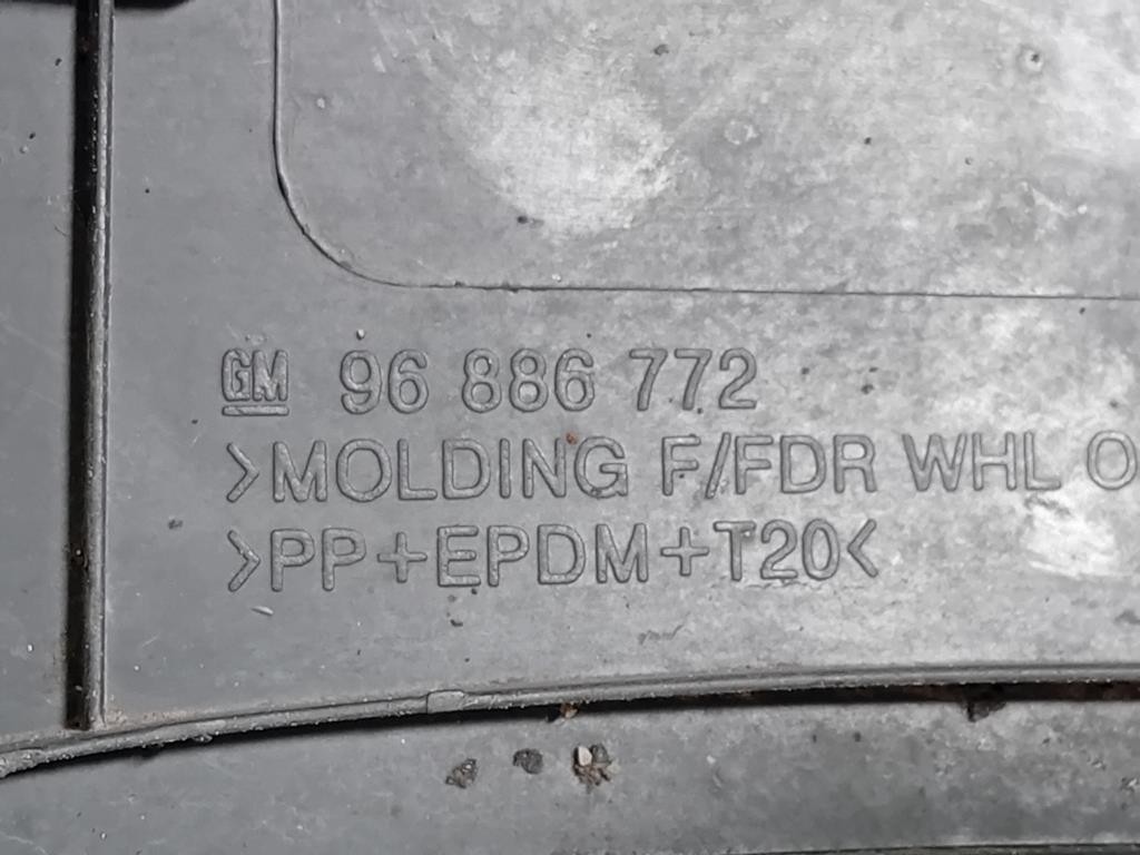 Modanatura Paracolpi Parafango ANT DX 96886772 Chevrolet Orlando 2011