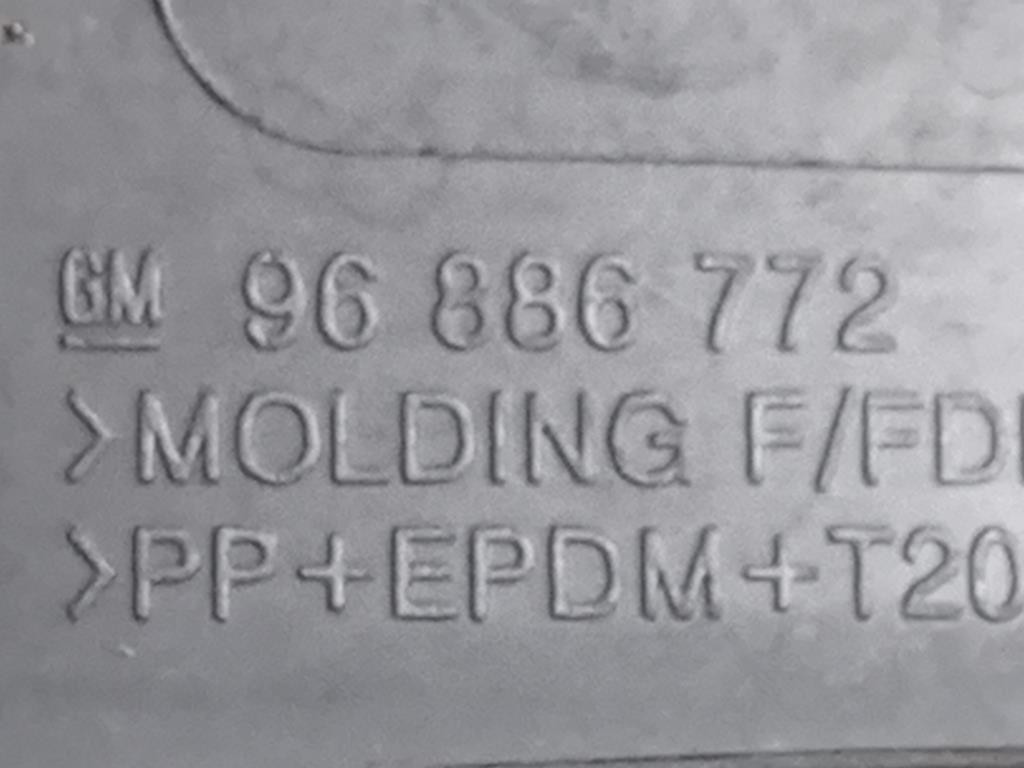 Modanatura Paracolpi Parafango ANT DX 96886772 Chevrolet Orlando 2011