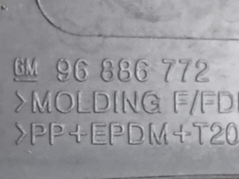 Modanatura Paracolpi Parafango ANT DX 96886772 Chevrolet Orlando 2011