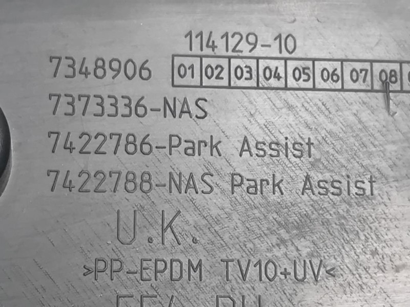 Modanatura Paracolpi Parafango ANT DX 7348906 Mini MINI Clubman F54 2016