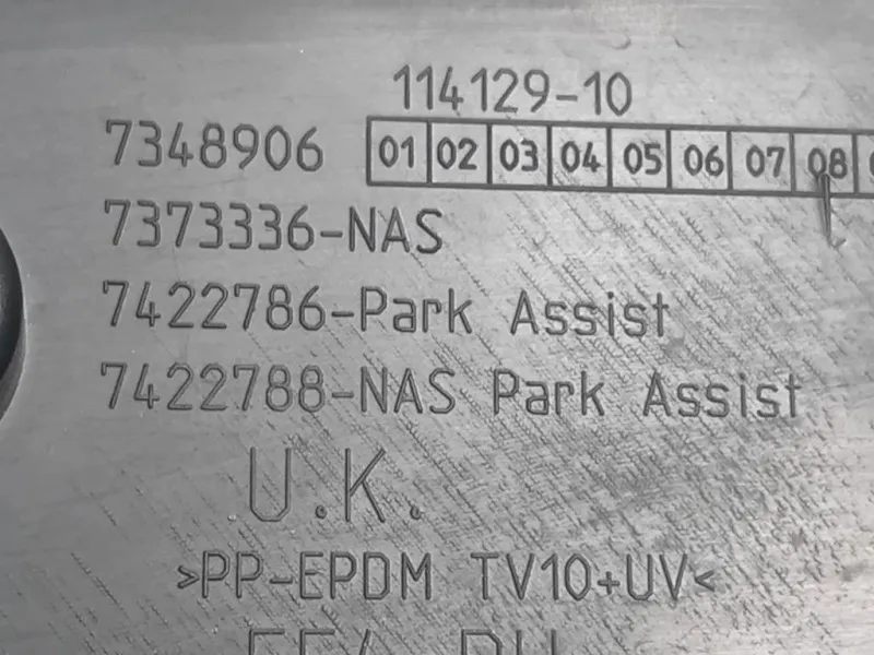 Modanatura Paracolpi Parafango ANT DX 7348906 Mini MINI Clubman F54 2016