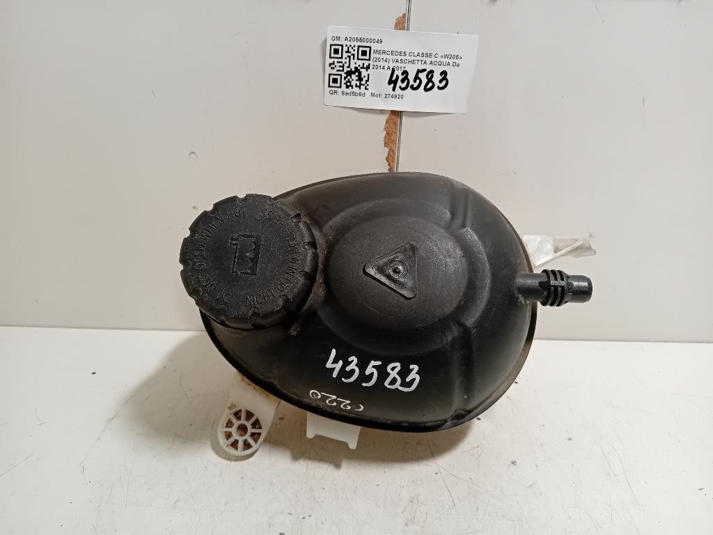 Vaschetta Acqua A2055000049 Mercedes Classe C W205 2014