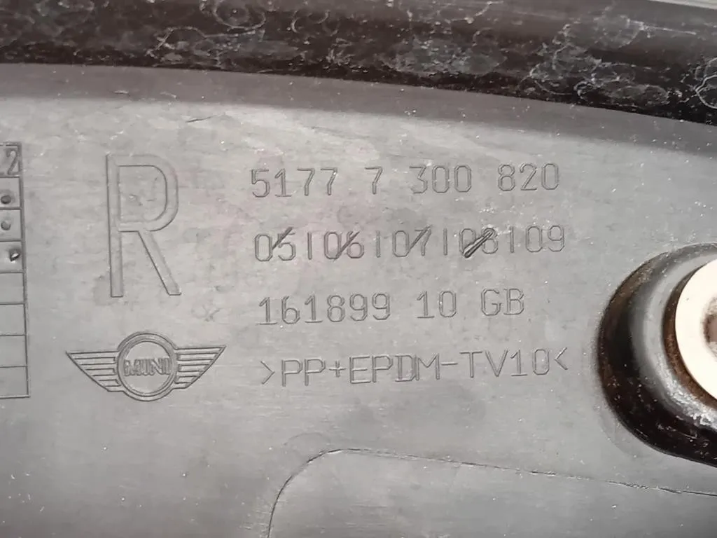 Modanatura Paracolpi Parafango ANT DX 5177 7300820 Mini MINI Cooper F56 2014