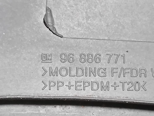 Modanatura Paracolpi Parafango ANT SX 96886771 Chevrolet Orlando 2011