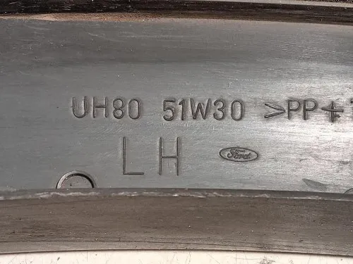 Modanatura Paracolpi Parafango ANT SX UH80 51W30 Ford Ranger I 1999