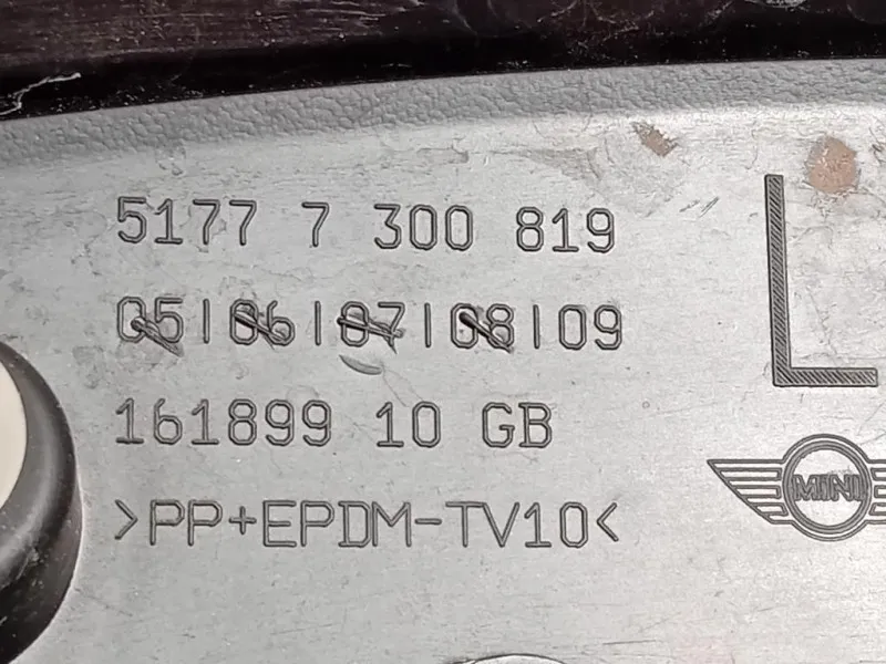 Modanatura Paracolpi Parafango ANT SX 5177 7300819 Mini MINI Cooper F56 2014