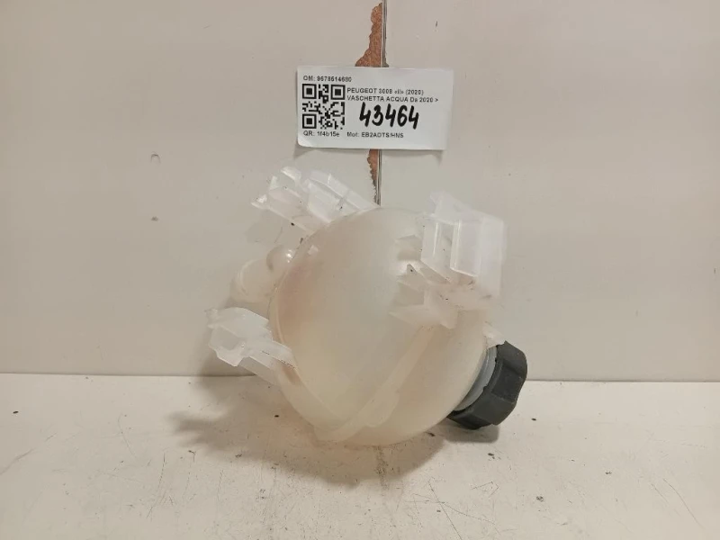 Vaschetta Acqua 9678514680 Peugeot 3008 II 2020