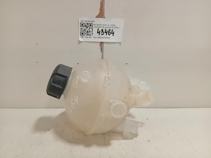 Vaschetta Acqua 9678514680 Peugeot 3008 II 2020