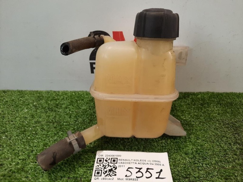 Vaschetta Acqua 2243061000 Renault Koleos I 2008