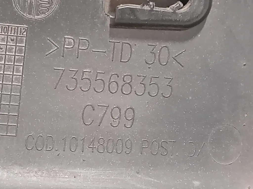 Modanatura Paracolpi Parafango POST DX 735568353 Fiat 500L 2013