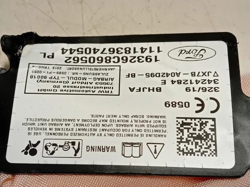 Air-bag A Tendina SX JX7B-A042D95-BF Ford Focus V 2018