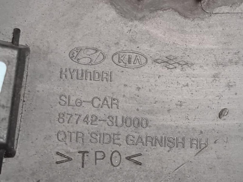 Modanatura Paracolpi Parafango POST DX 87742-3U000 Kia Sportage IV 2018