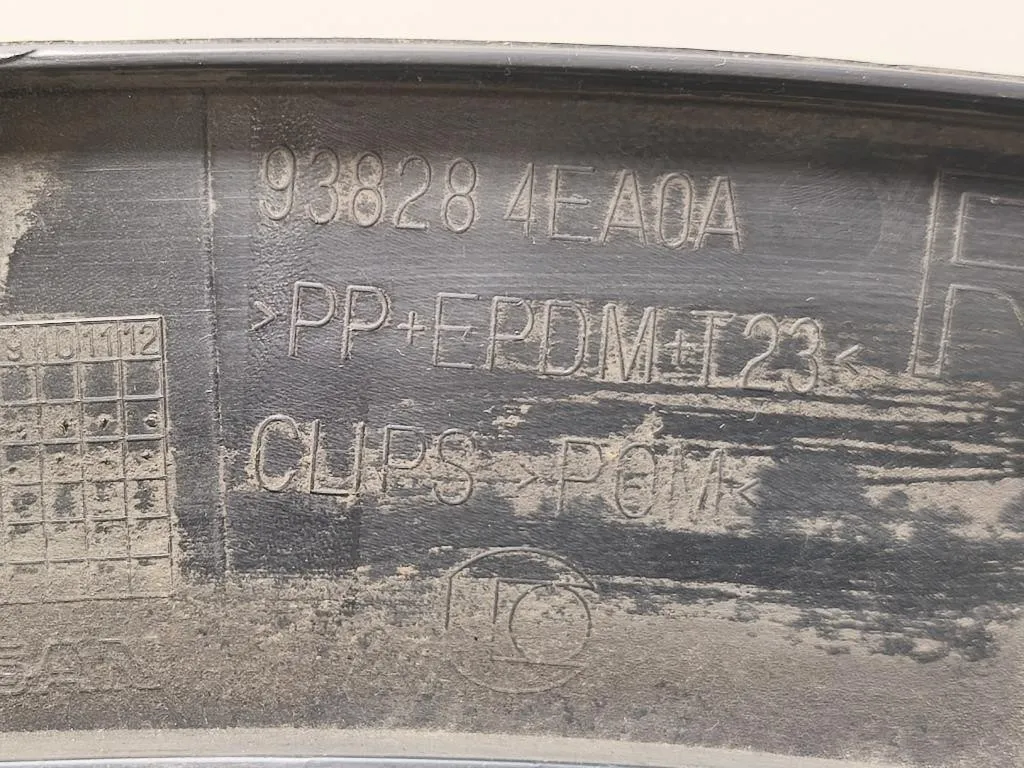 Modanatura Paracolpi Parafango POST DX 938284EA0A Nissan Qashqai II 2014