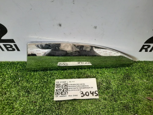 Modanatura Paracolpi Parafango POST SX 9687741077 Citroen DS3 2010