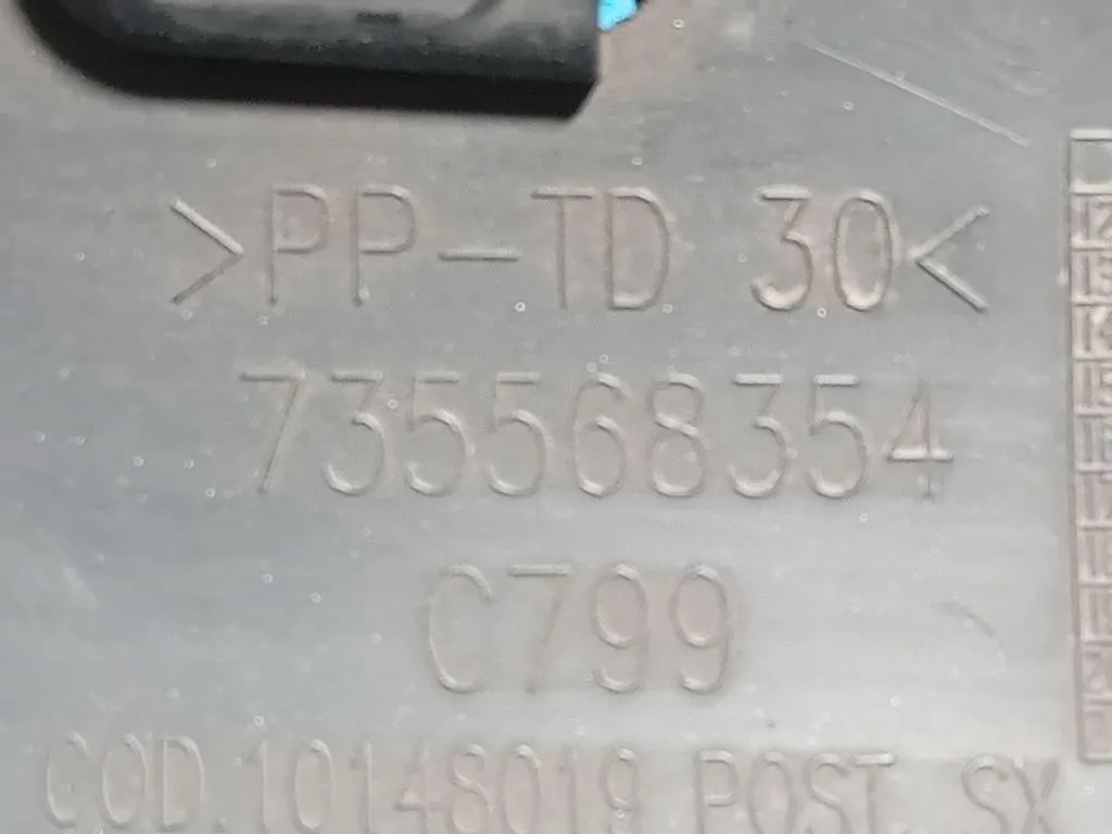 Modanatura Paracolpi Parafango POST SX 735568354 Fiat 500L 2013