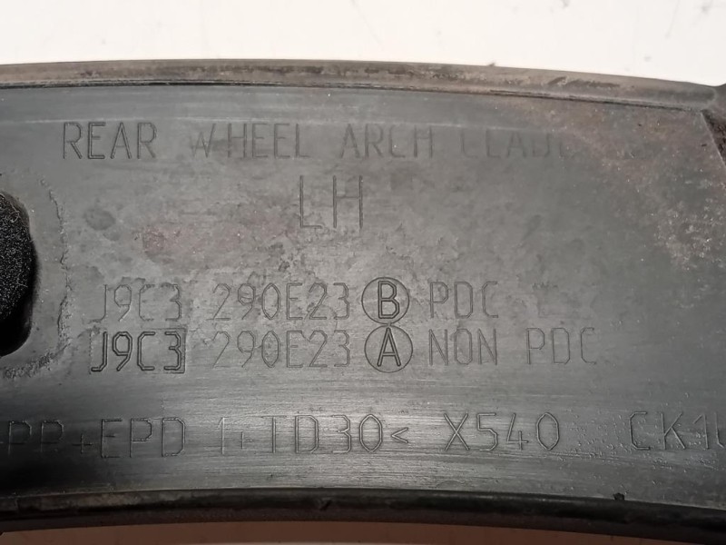 Modanatura Paracolpi Parafango POST SX J9C3290E23 Jaguar E-pace 2017