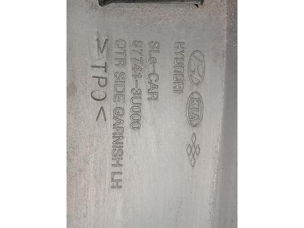 Modanatura Paracolpi Parafango POST SX 87741-3U000 Kia Sportage III 2010