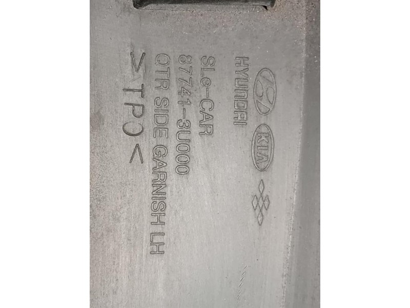 Modanatura Paracolpi Parafango POST SX 87741-3U000 Kia Sportage III 2010