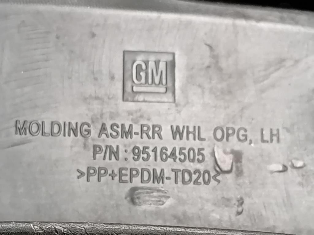 Modanatura Paracolpi Parafango POST SX 95164505 Opel Mokka 2013