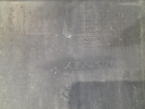 Modanatura Paracolpi Paraurti POST 73552070 Fiat Panda III 2012