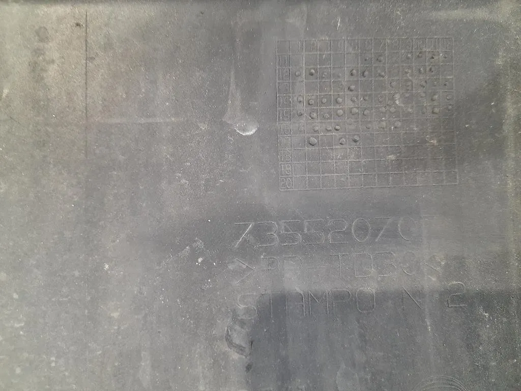 Modanatura Paracolpi Paraurti POST 73552070 Fiat Panda III 2012