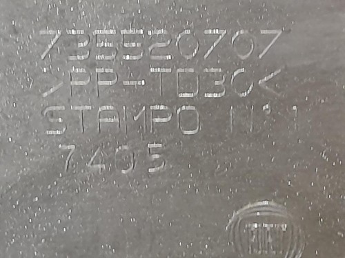 Modanatura Paracolpi Paraurti POST 1 PZ 735520707 Fiat Panda III 2012