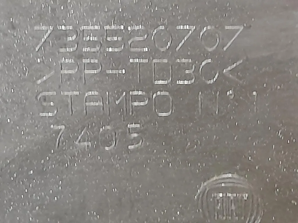 Modanatura Paracolpi Paraurti POST 1 PZ 735520707 Fiat Panda III 2012