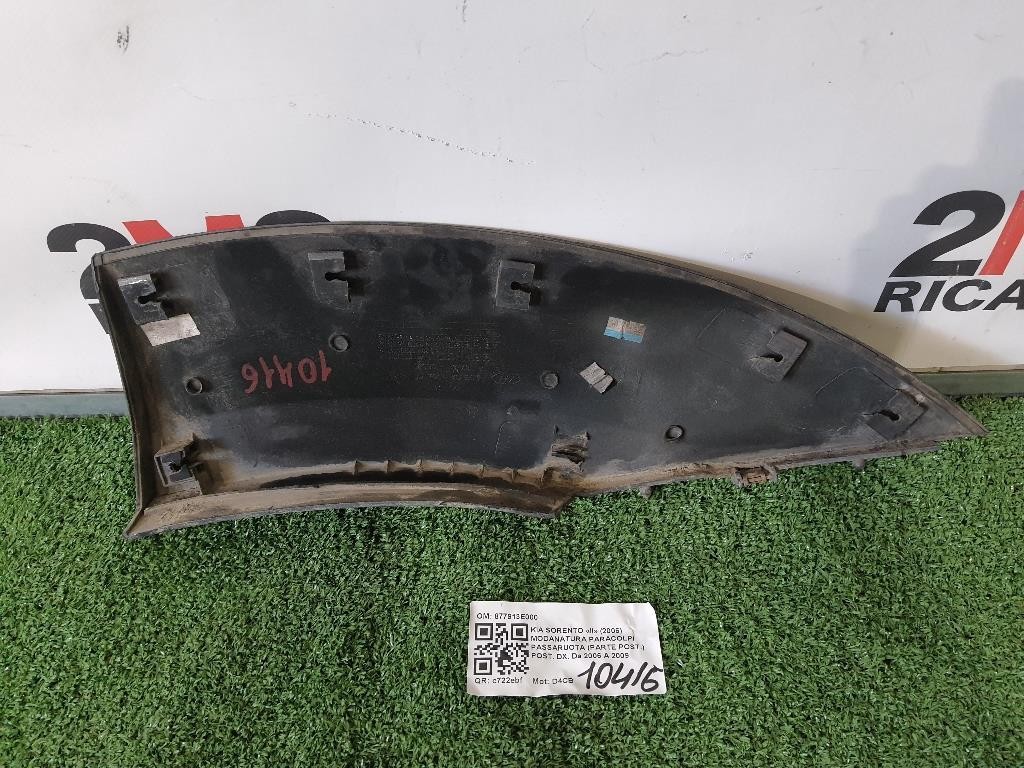 Modanatura Paracolpi Passaruota Parte POST POST DX 877913E000 Kia Sorento II 2006