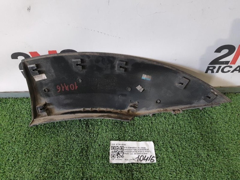 Modanatura Paracolpi Passaruota Parte POST POST DX 877913E000 Kia Sorento II 2006
