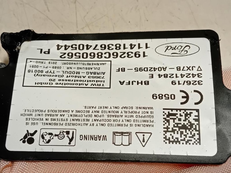 Air-bag A Tendina SX JX7B-A042D95-BF Ford Focus V 2018