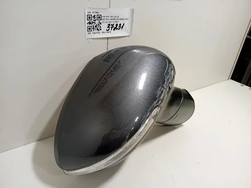 Retrovisore Esterno ANT DX VETRO SPECCHIO Kia RIO III 2012